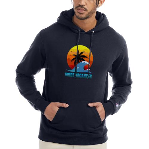 Vacation Mode: Tropical Escape - Champion Unisex Powerblend Hoodie