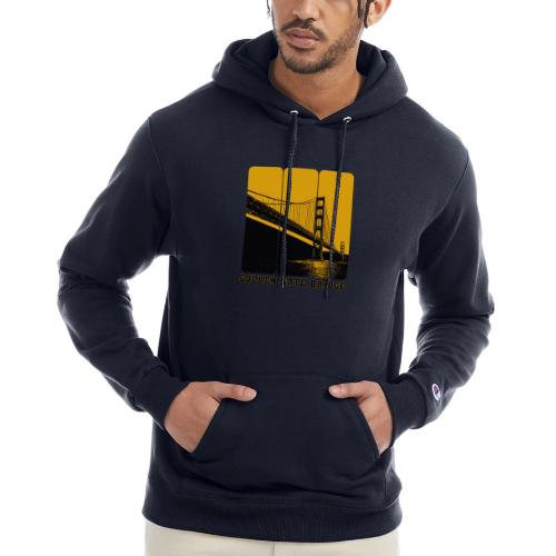 Golden Gate Bold Icon - Champion Unisex Powerblend Hoodie
