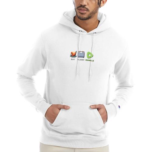 Eat Sleep Rumble merch - Champion Unisex Powerblend Hoodie
