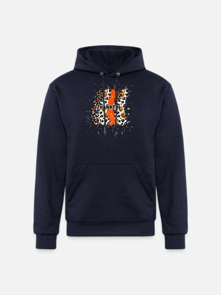 THANKFUL - Champion Unisex Powerblend Hoodie - navy