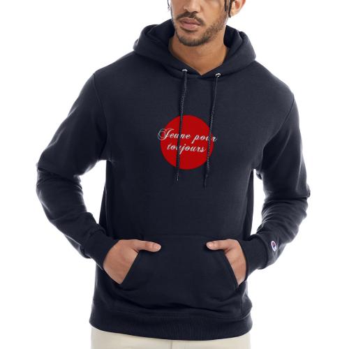 Jeune pour toujours - Champion Unisex Powerblend Hoodie