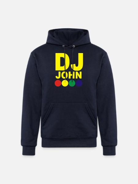 DJ John - Champion Unisex Powerblend Hoodie - navy