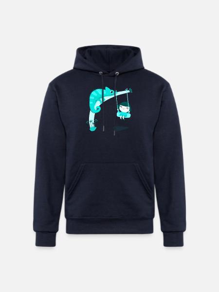 Chameleon - Champion Unisex Powerblend Hoodie - navy