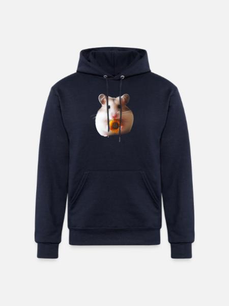 Seeds & Hamsters - Champion Unisex Powerblend Hoodie - navy