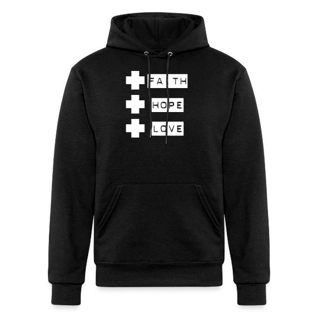 3 crosses , faith hope love