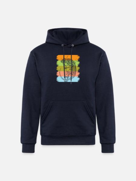Chameleon - Champion Unisex Powerblend Hoodie - navy