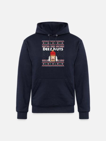 Deez Nuts Nutcracker - Champion Unisex Powerblend Hoodie - navy