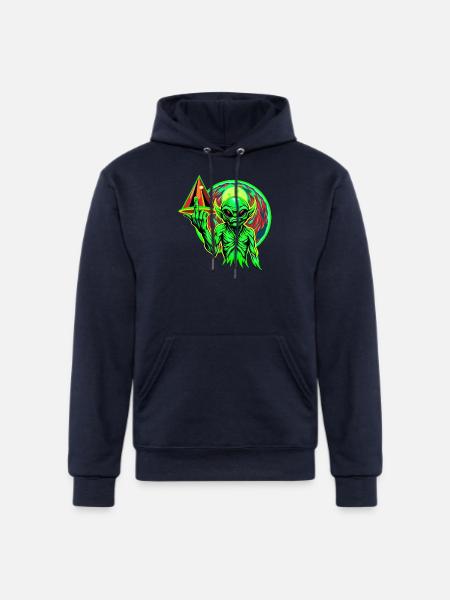 IlluminET171 - Champion Unisex Powerblend Hoodie - navy
