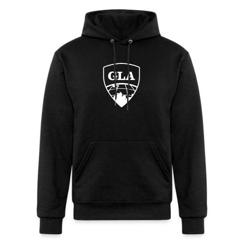 White Shield Logo - Champion Unisex Powerblend Hoodie