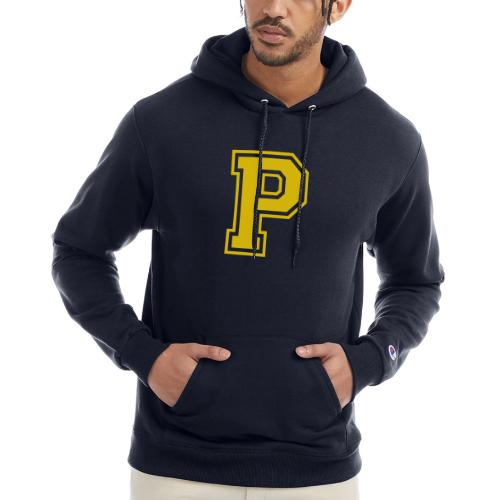 Letter P – Capital Athletic Alphabet Monogram - Champion Unisex Powerblend Hoodie