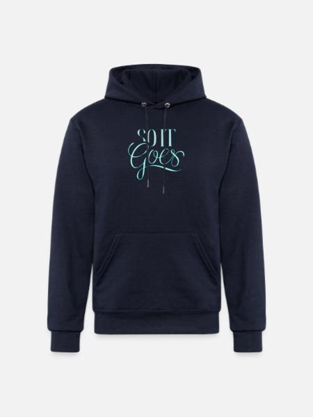 so it goes - Champion Unisex Powerblend Hoodie - navy