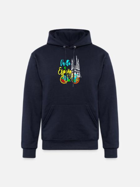 Vuelta Espana Neon Bicycle - Champion Unisex Powerblend Hoodie - navy