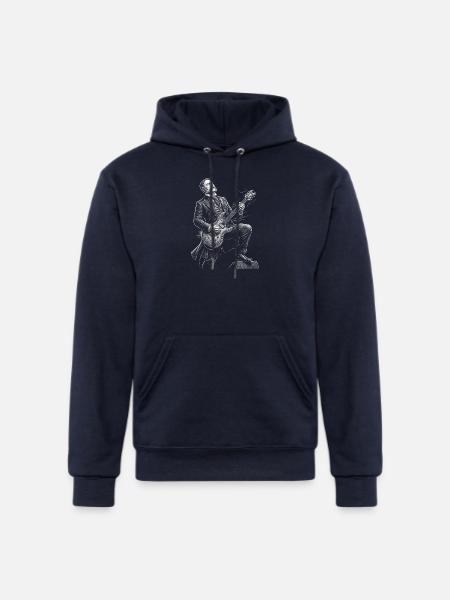 Chester A. Arthur Guitarist - Champion Unisex Powerblend Hoodie - navy
