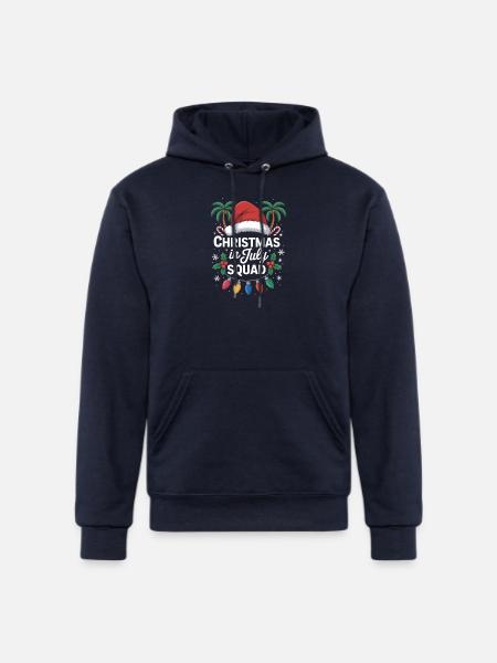 Christmas in July Squad - Champion Unisex Powerblend Hoodie - navy