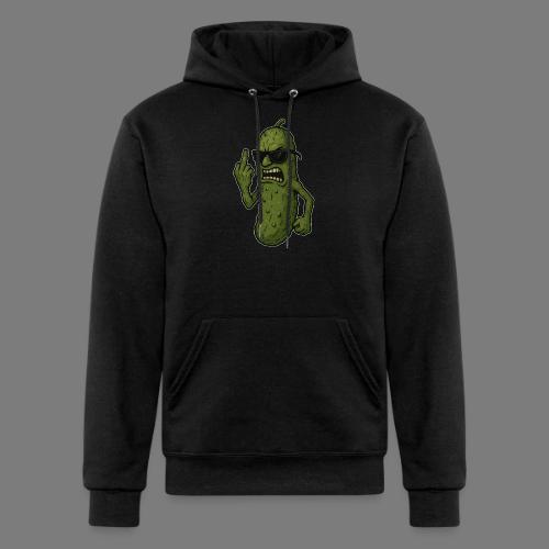 Angry Pickle Flipping the Bird - Champion Unisex Powerblend Hoodie