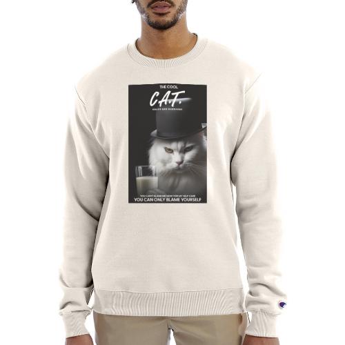 The Cool Cat - Champion Unisex Powerblend Sweatshirt 