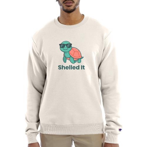 Funny Turtle Sunglasses Shelled It Cute Gift - Champion Unisex Powerblend Sweatshirt 