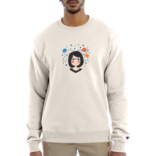 Spaced Out Girl – Mouse Pad - Champion Unisex Powerblend Sweatshirt 