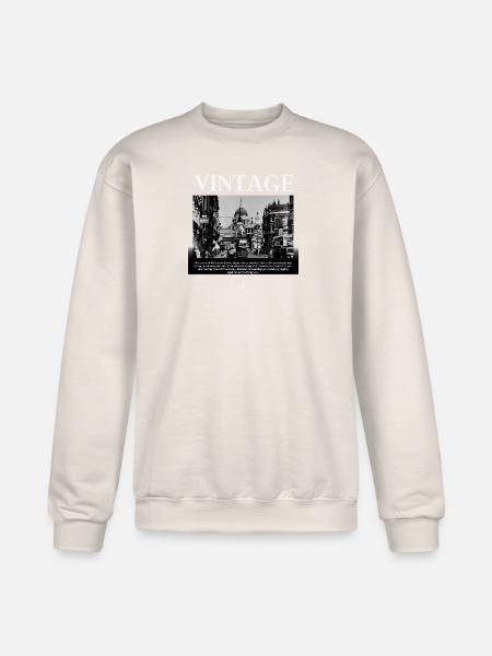 Timeless Mono Streetscape - Champion Unisex Powerblend Sweatshirt  - Sand