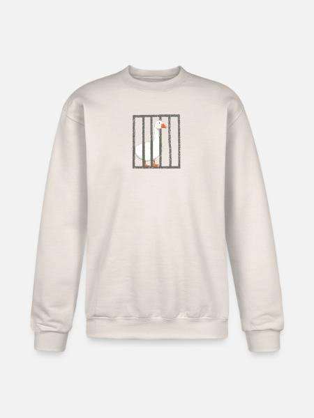 A Duck in Prison - Champion Unisex Powerblend Sweatshirt  - Sand