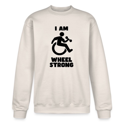 I'm wheel strong. For strong wheelchair users * - Champion Unisex Powerblend Sweatshirt 