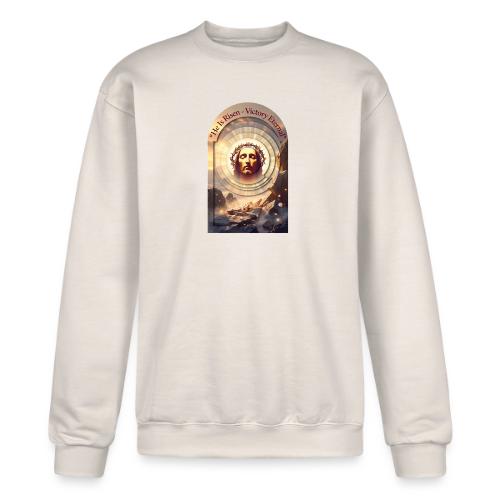 Easter He Is Risen Sacred Face T Shirt, wife Gift - Champion Unisex Powerblend Sweatshirt 