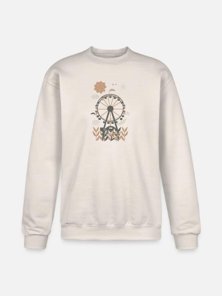 Abandoned Ferris Wheel Boho - Champion Unisex Powerblend Sweatshirt  - Sand