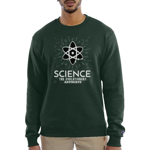 Science The Evolutionary Advocate White Design - Champion Unisex Powerblend Sweatshirt