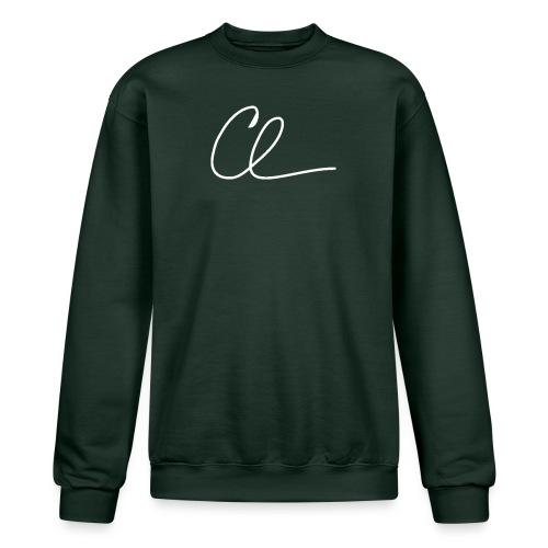 CL Signature (White) - Champion Unisex Powerblend Sweatshirt 