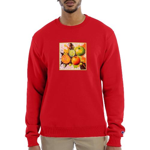 Apple and Citrus Burst - Champion Unisex Powerblend Sweatshirt 