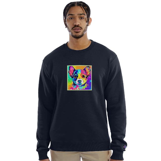 Vivid Puppy Vibes Art Design