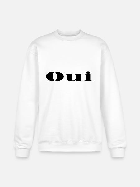 Oui - Champion Unisex Powerblend Sweatshirt - white