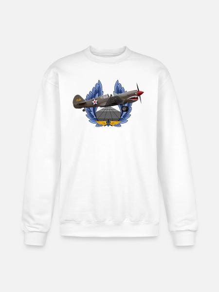 P-40 - Champion Unisex Powerblend Sweatshirt - white