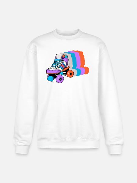 Roller Skating Skater - Champion Unisex Powerblend Sweatshirt - white