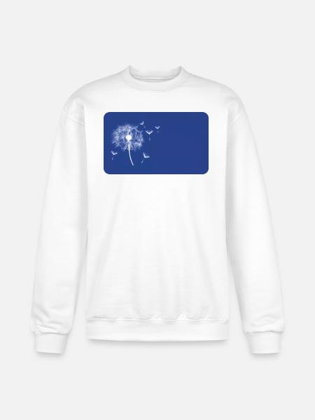 Dandelion blue | personalizable - Champion Unisex Powerblend Sweatshirt  - white