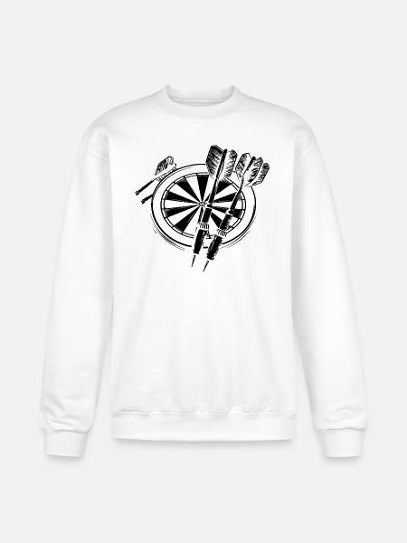 Darts - Champion Unisex Powerblend Sweatshirt - white