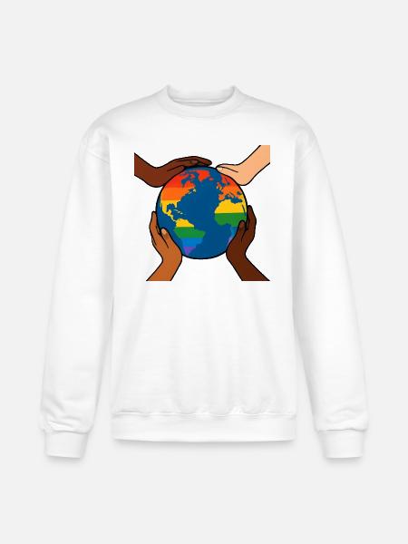 Unity in Diversity - Champion Unisex Powerblend Sweatshirt - white