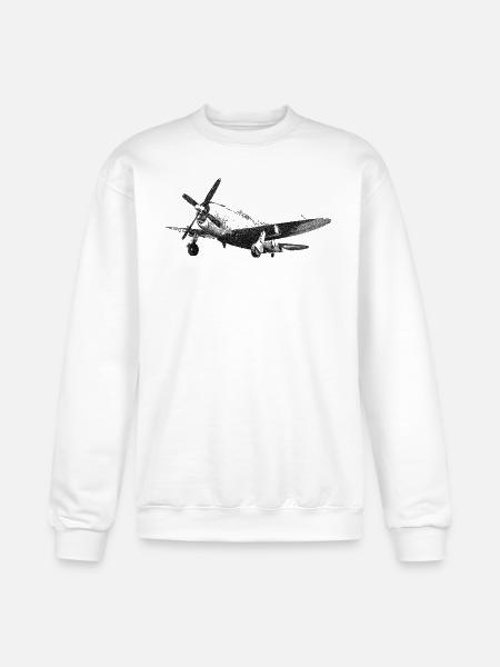 P-47 Thunderbolt - Champion Unisex Powerblend Sweatshirt - white