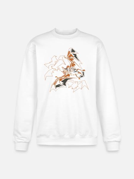 Polygon Bats - Champion Unisex Powerblend Sweatshirt - white
