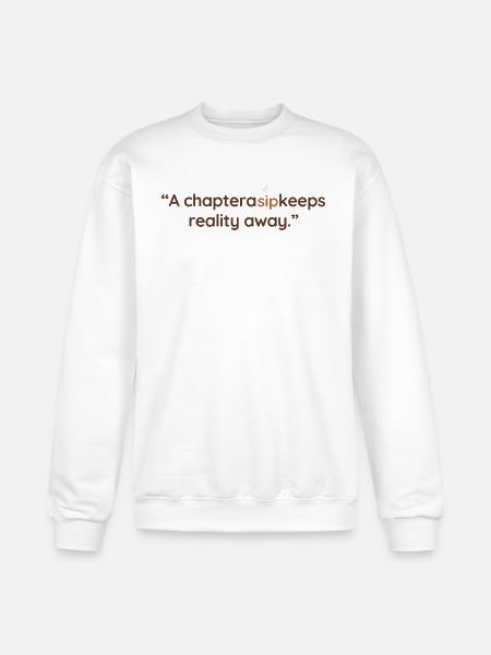 Chapter & Sip Escape - Champion Unisex Powerblend Sweatshirt - white