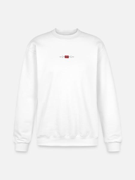 Amsterdam Flag Heartbeat - Champion Unisex Powerblend Sweatshirt  - white