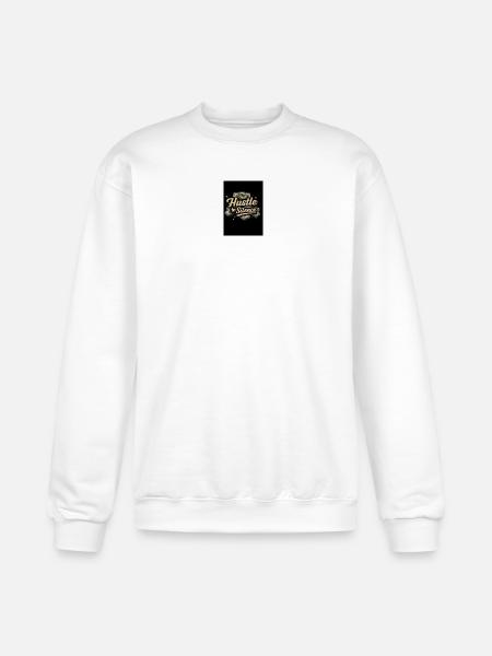 Motivational & Comfy Tee - Champion Unisex Powerblend Sweatshirt  - white