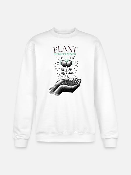 Plant Seeds of Kindness - Champion Unisex Powerblend Sweatshirt - white