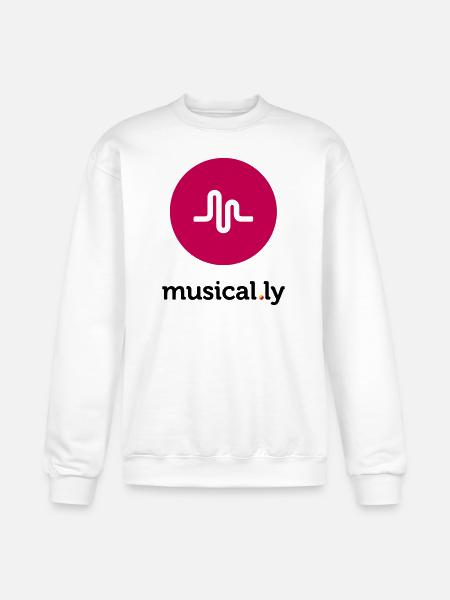 Musical.ly Logo - Champion Unisex Powerblend Sweatshirt  - white
