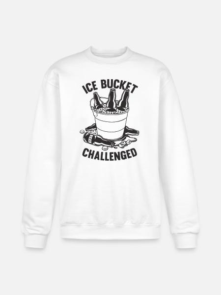 Ice Bucket Challenged - Champion Unisex Powerblend Sweatshirt - white