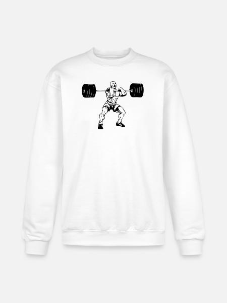 weightlifting - Champion Unisex Powerblend Sweatshirt - white