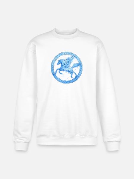 Pegasus - Champion Unisex Powerblend Sweatshirt - white