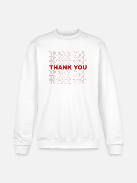 Thank you - Champion Unisex Powerblend Sweatshirt - white