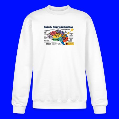 Brain of a Conservative Republican - Champion Unisex Powerblend Sweatshirt 