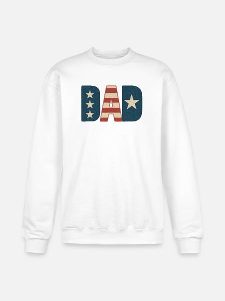 DAD 4th of July - Champion Unisex Powerblend Sweatshirt  - white